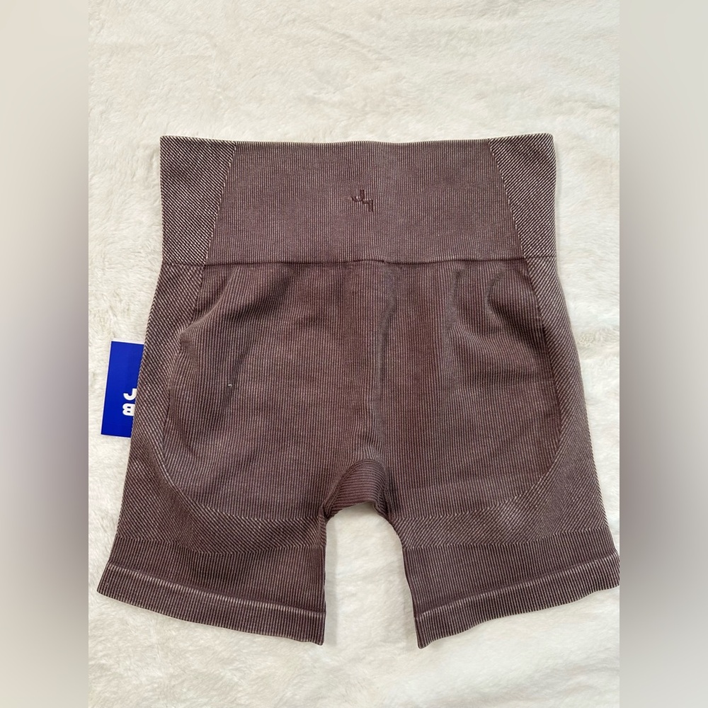 Joy Lab Brown Biker Compression Shorts - Picture 2 of 5